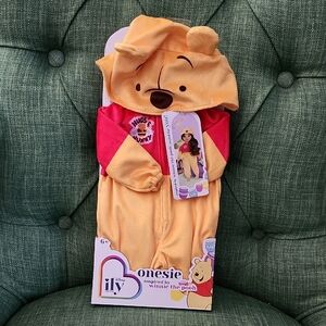 Disney ILY Winnie the Pooh Inspired Doll Onesie